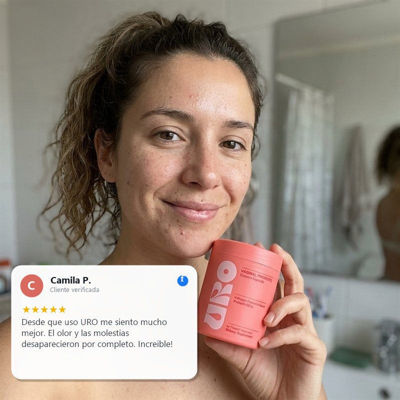 URO Probiótico Vaginal | Control del Mal olor y Regula tu Ph Intimo